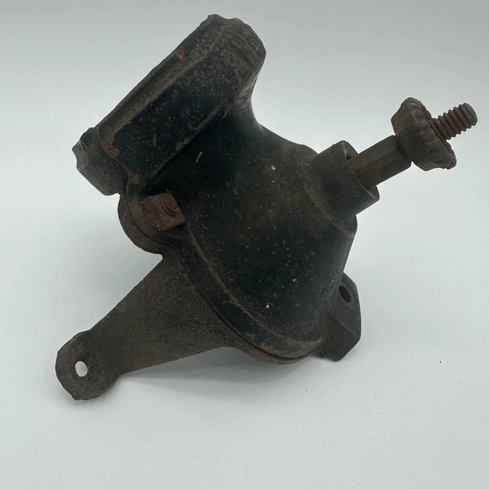 Vintage Arcade Cast Iron Wall Mount Coffee Grinder Base Antique Restoration Part